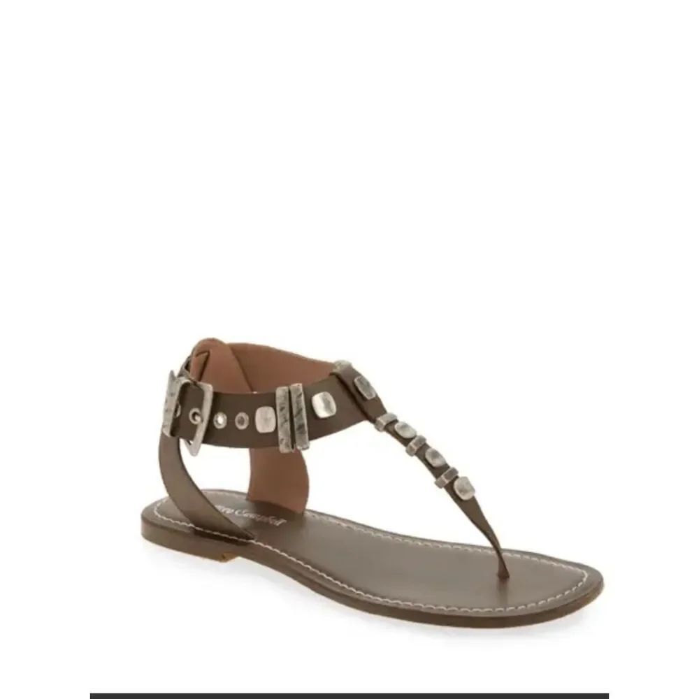 New Jeffrey Campbell Womens Lief Thong Sandal in Brown Size 40 US 9